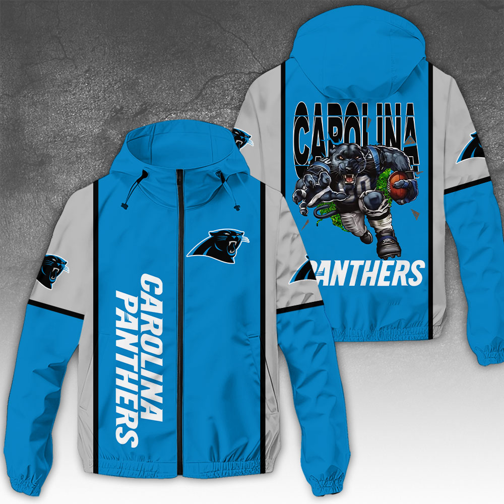 Carolina Panthers 3D Windbreaker Jacket – NGHIAVT3931