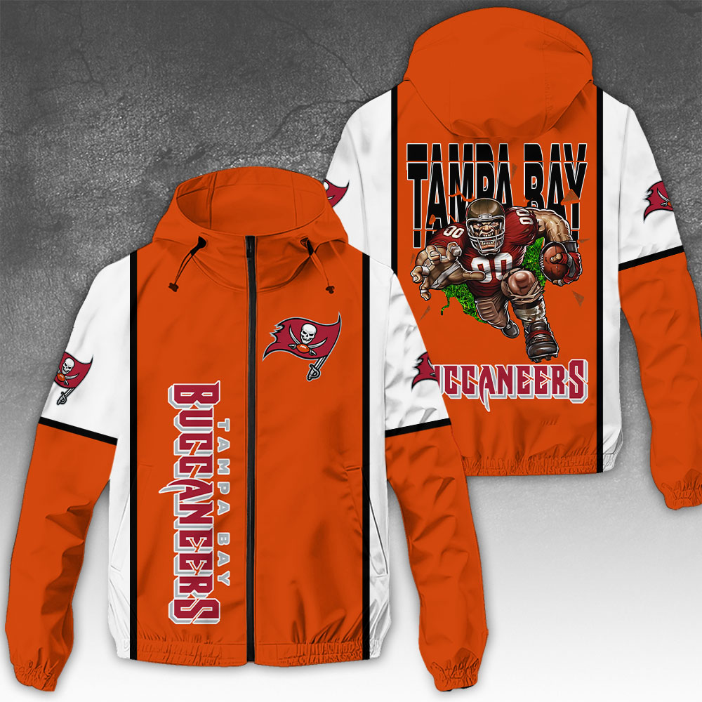 Tampa Bay Buccaneers 3D Windbreaker Jacket – NGHIAVT3933