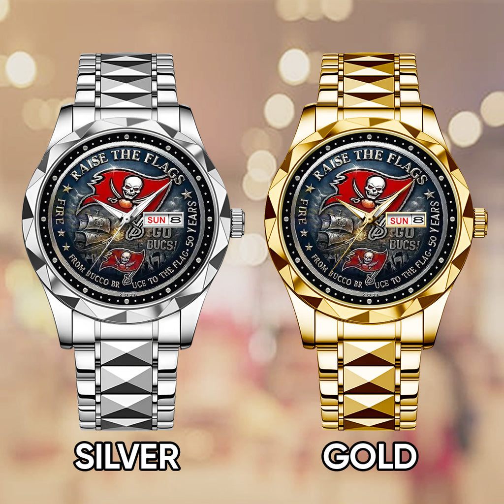 Tampa Bay Buccaneers Alloy Luxury Quartz Watch – NGHIAVT4030