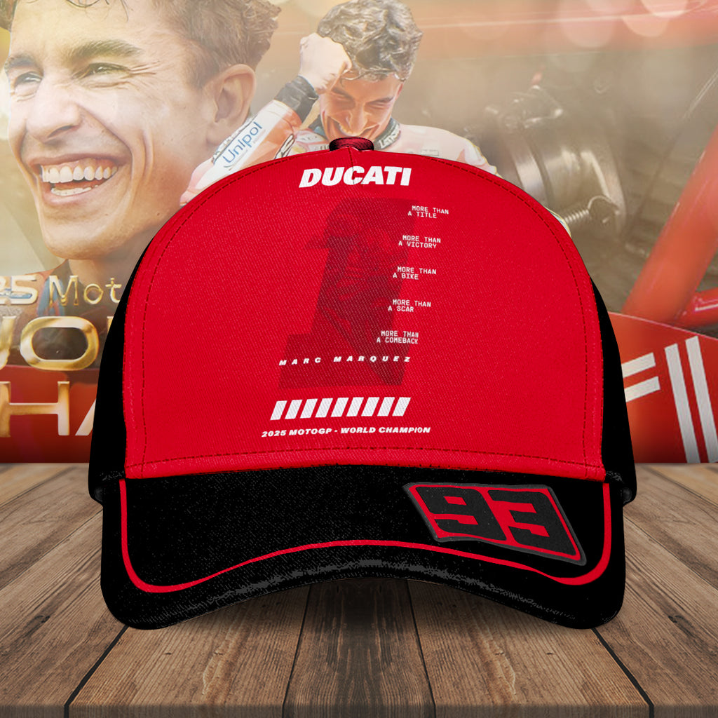 Ducati Lenovo Team x Marc Márquez 2025 Classic Cap – NGHIAVT5097
