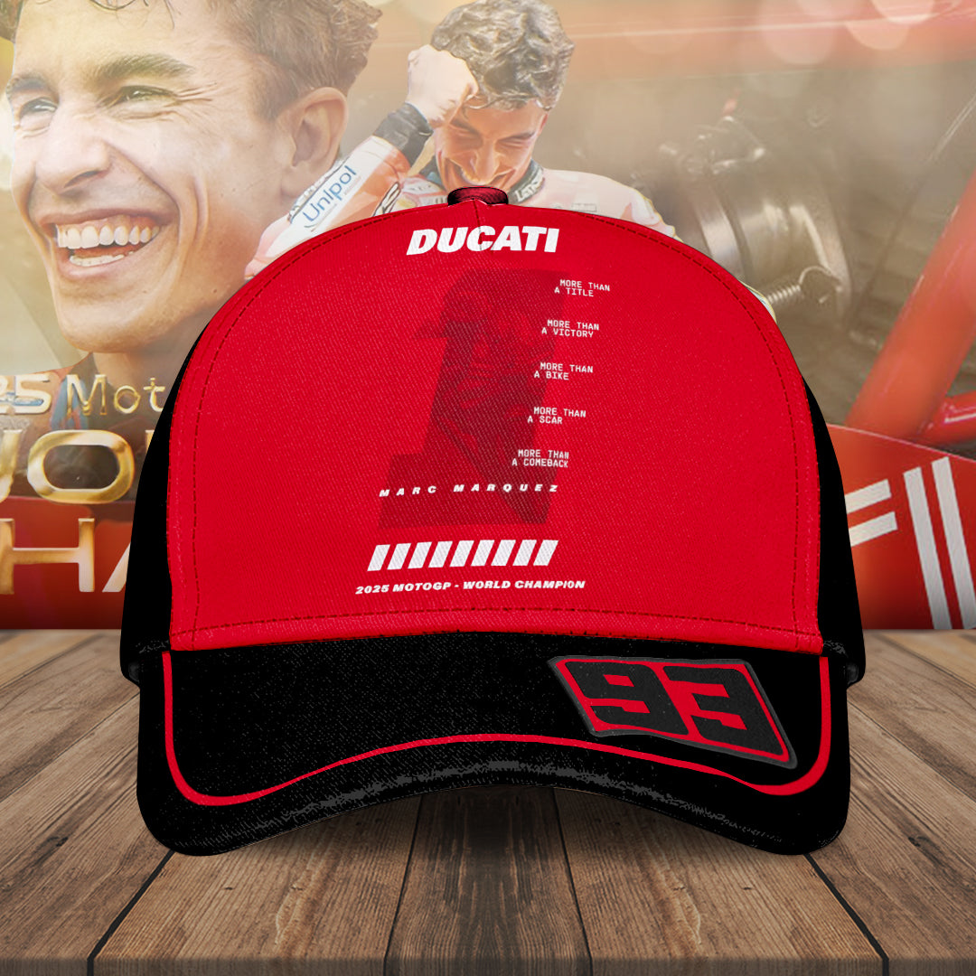 Ducati Lenovo Team x Marc Márquez 2025 Classic Cap – NGHIAVT5097