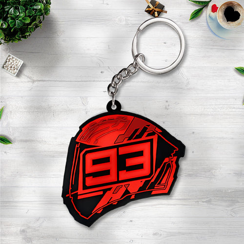 Ducati Lenovo Team x Marc Márquez 2025 Custom Shape 2-sided Keychain – NGHIAVT5100