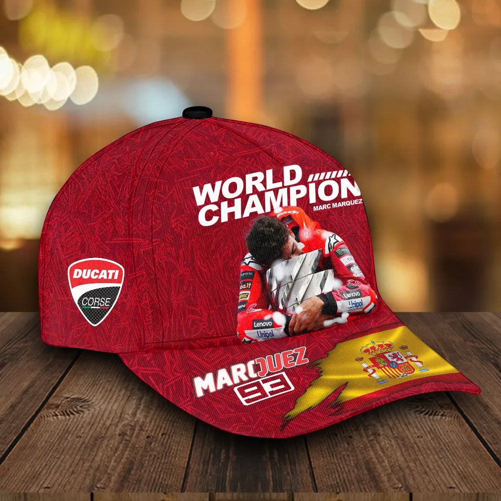 Ducati Lenovo Team x Marc Márquez 2025 Classic Cap – NGHIAVT5136