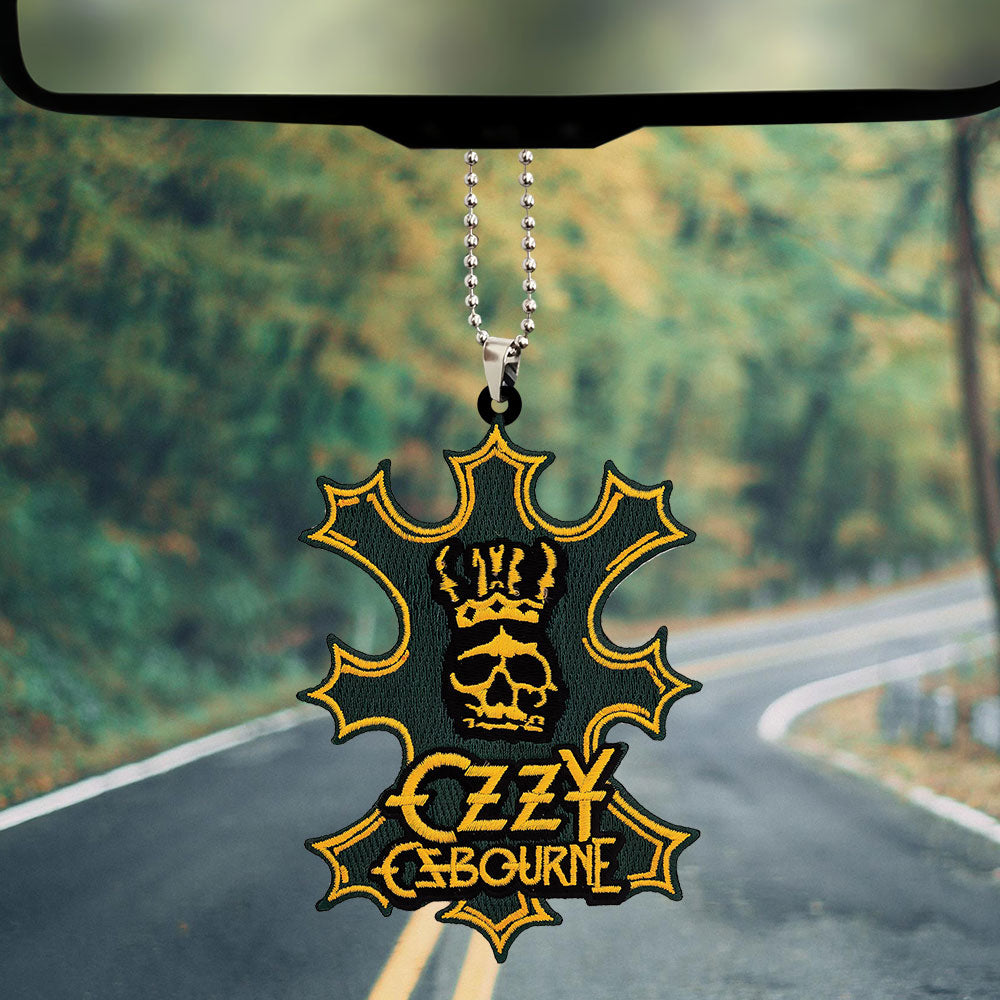 Ozzy Osbourne Custom Shape 2-sided Acrylic Car Ornament – NGHIAVT5145
