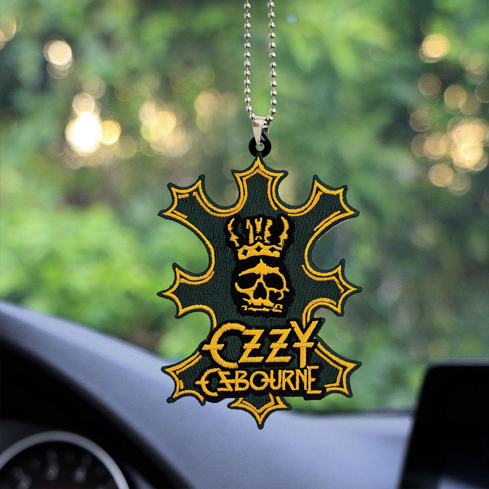 Ozzy Osbourne Custom Shape 2-sided Acrylic Car Ornament – NGHIAVT5145