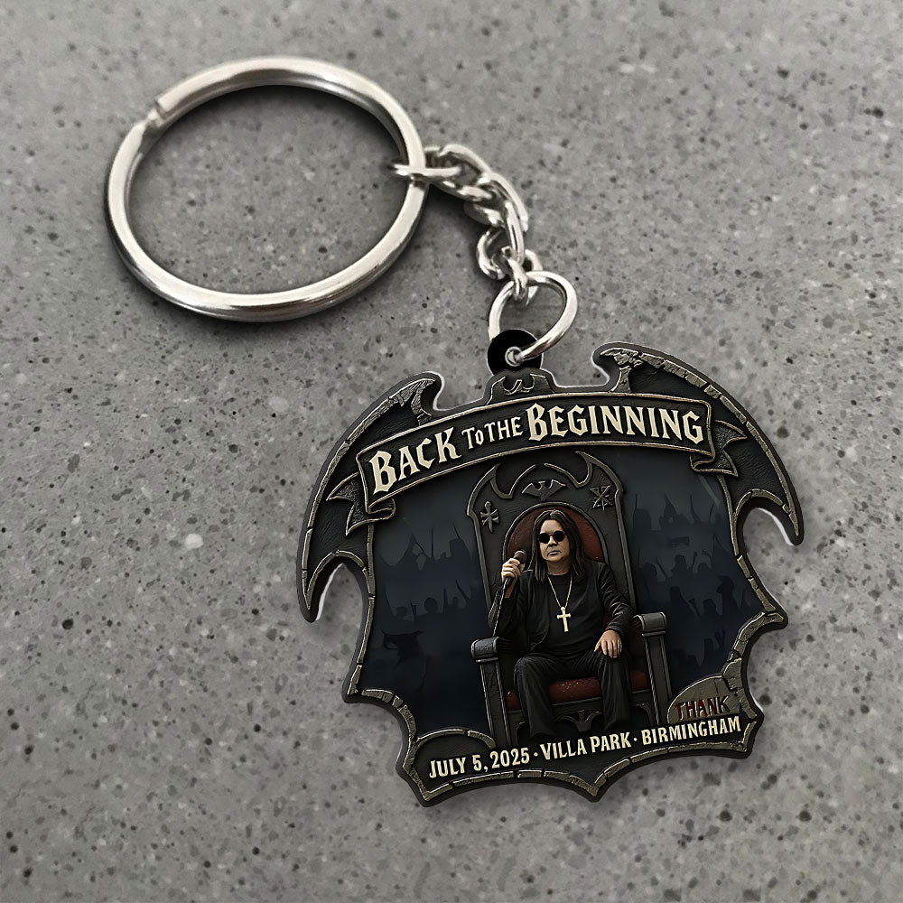 Ozzy Osbourne Custom Shape 2-sided Keychain – NGHIAVT5147