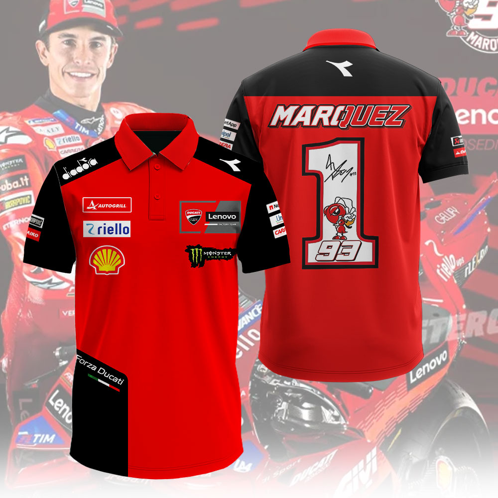 Ducati Lenovo Team x Marc Márquez 2025 3D Apparel – NGHIAVT5162