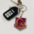 Brisbane Broncos 2025 Custom Shape 2-sided Keychain – NGHIAVT5184