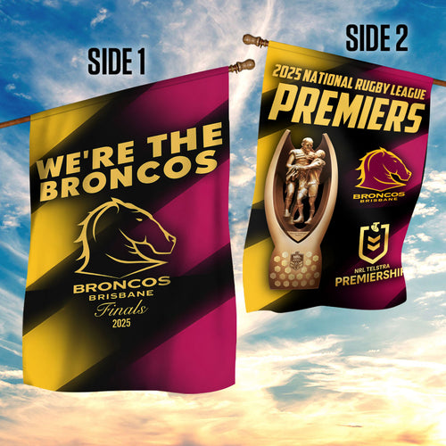 Brisbane Broncos 2025 3D Double-side House Flag – NGHIAVT5185.1