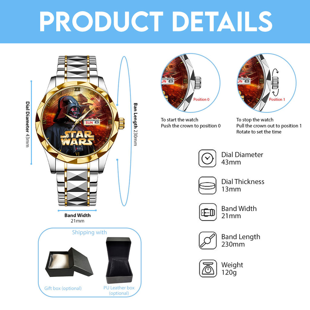 Star Wars Alloy Luxury Quartz Watch – NGHIAVT5227