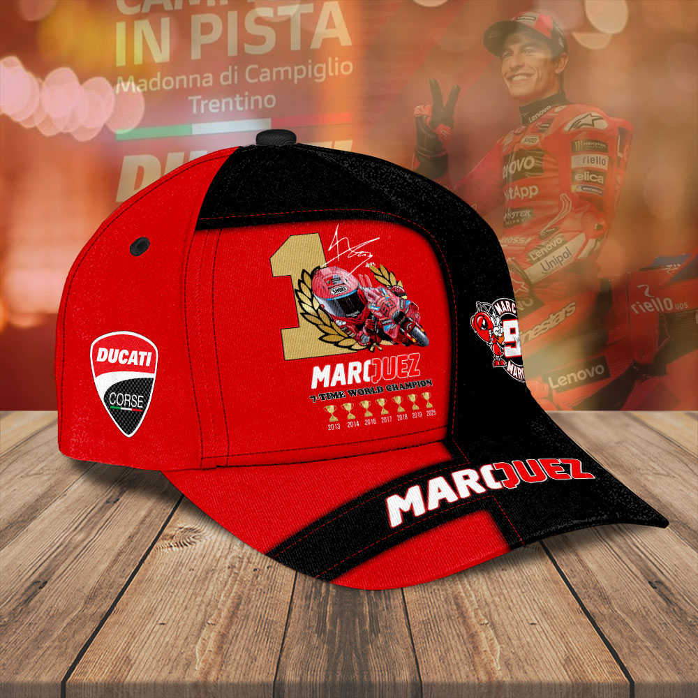 Ducati Lenovo Team x Marc Márquez 2025 Classic Cap – NGHIAVT5236