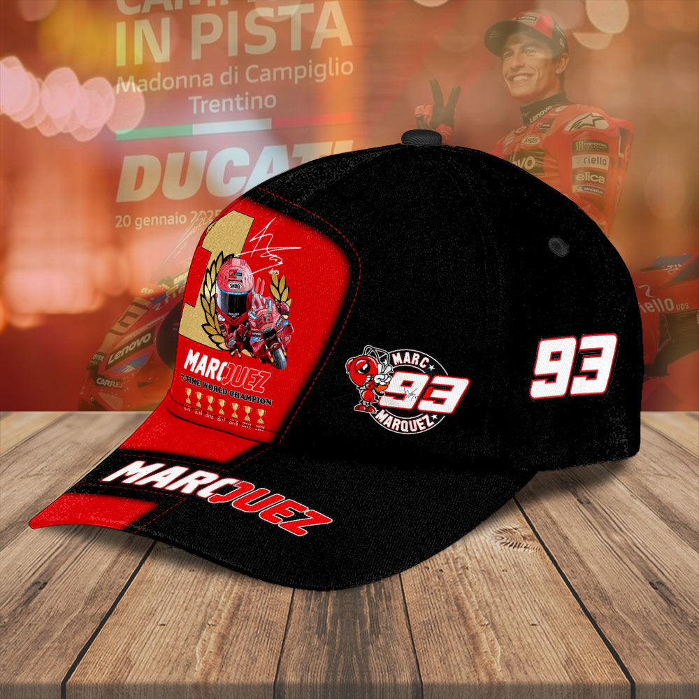 Ducati Lenovo Team x Marc Márquez 2025 Classic Cap – NGHIAVT5236