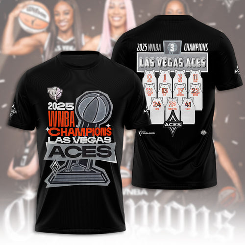 Las Vegas Aces WNBA 2025 3D Apparel – NGHIAVT5265