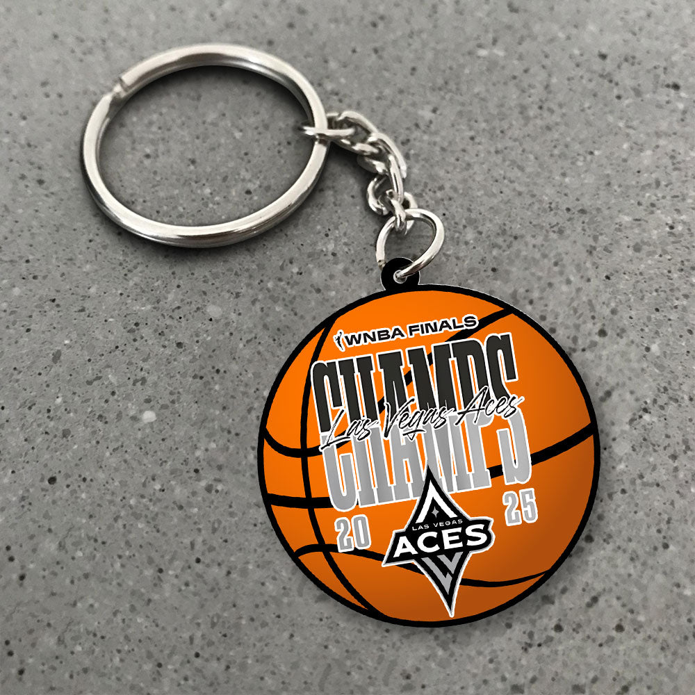 Las Vegas Aces WNBA 2025 Custom Shape 2-sided Keychain – NGHIAVT5269