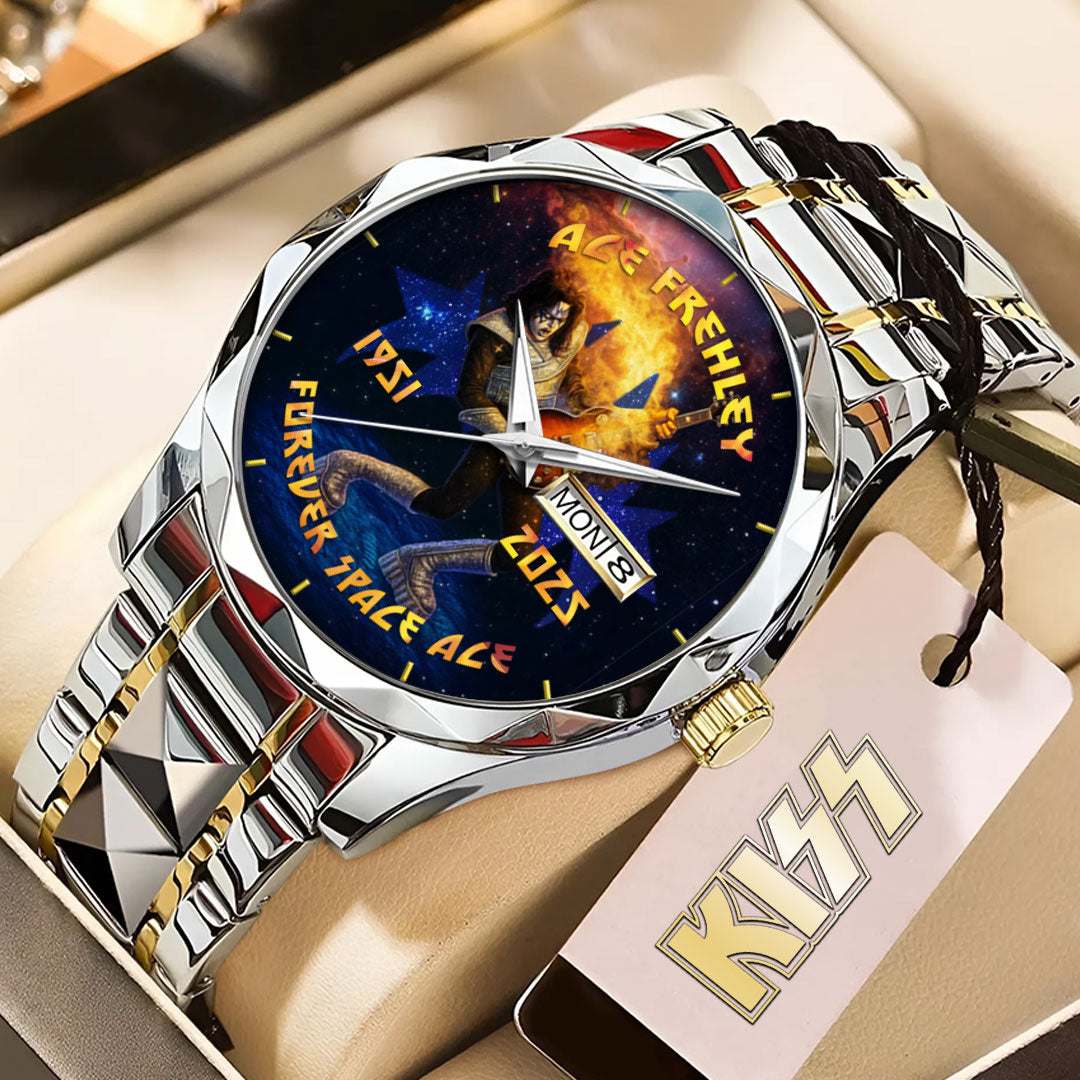 KISS x Ace Frehley Alloy Luxury Quartz Watch – NGHIAVT5357