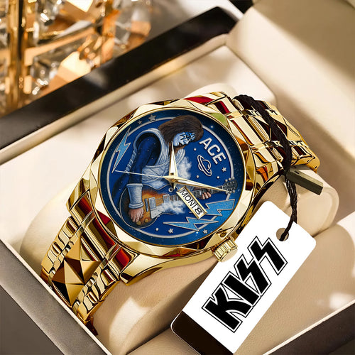 KISS x Ace Frehley Alloy Luxury Quartz Watch – NGHIAVT5369