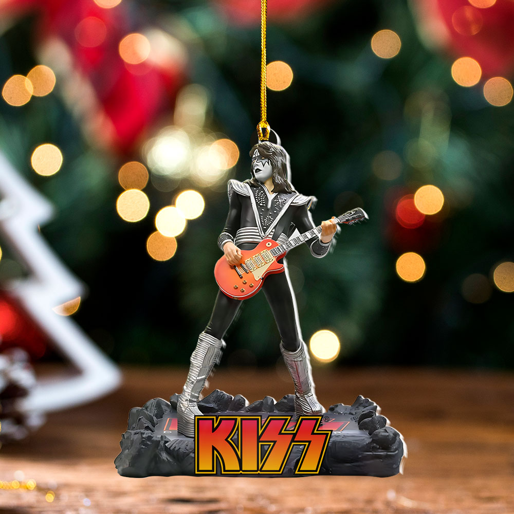KISS x Ace Frehley Custom Shape 2-sided Acrylic Ornament – NGHIAVT5404