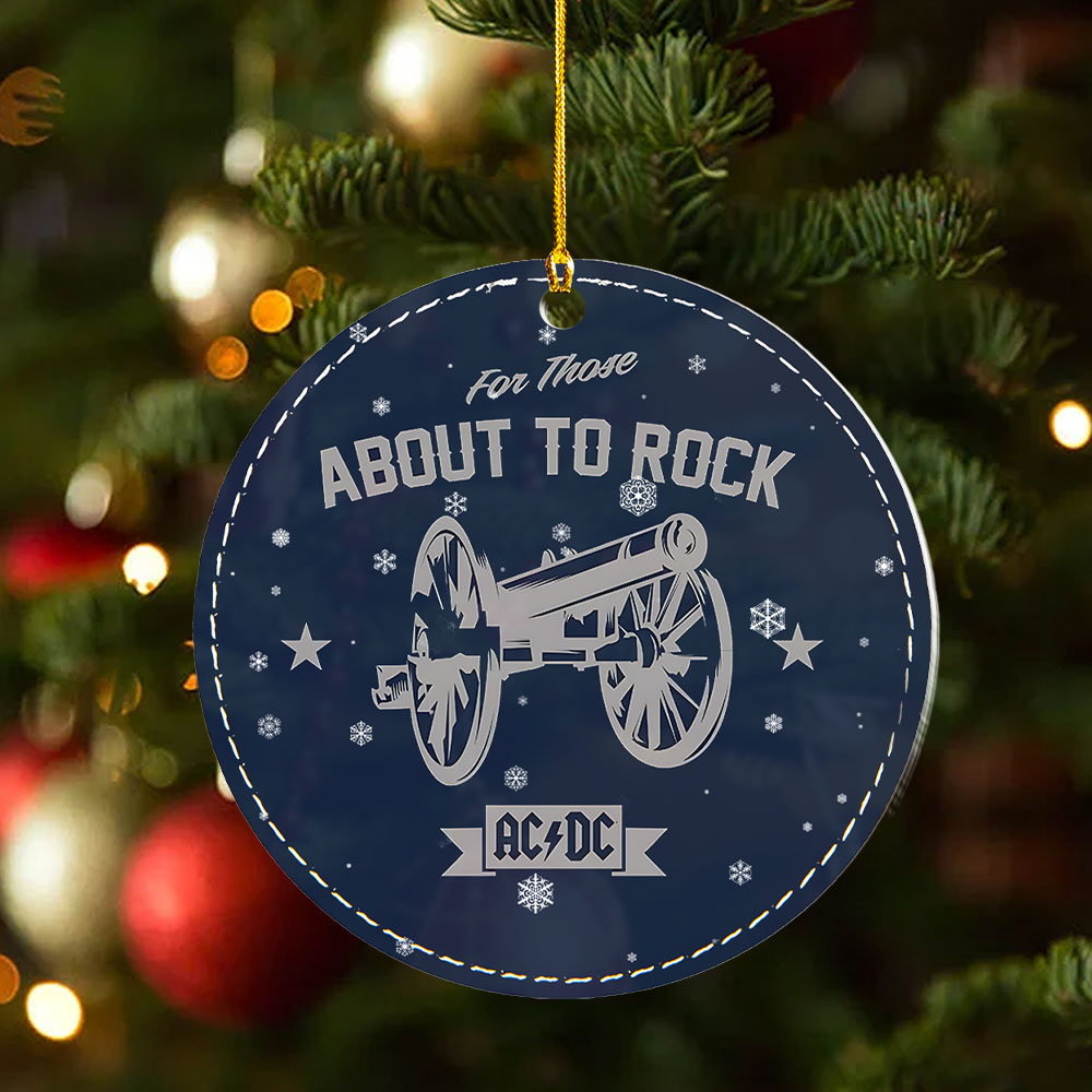 AC/DC Custom Shape 2-sided Acrylic Ornament – NGHIAVT5428