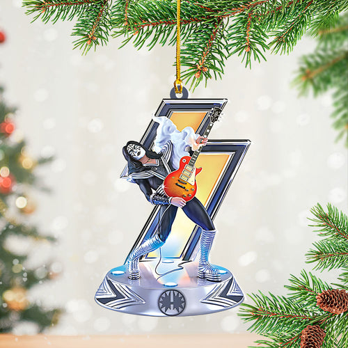KISS x Ace Frehley 2025 Custom Shape 2-sided Acrylic Ornament – NGHIAVT5436