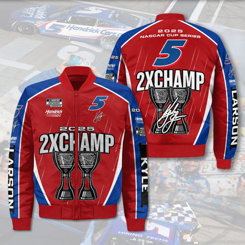Kyle Larson 2025 3D Bomber Jacket – NGHIAVT5589