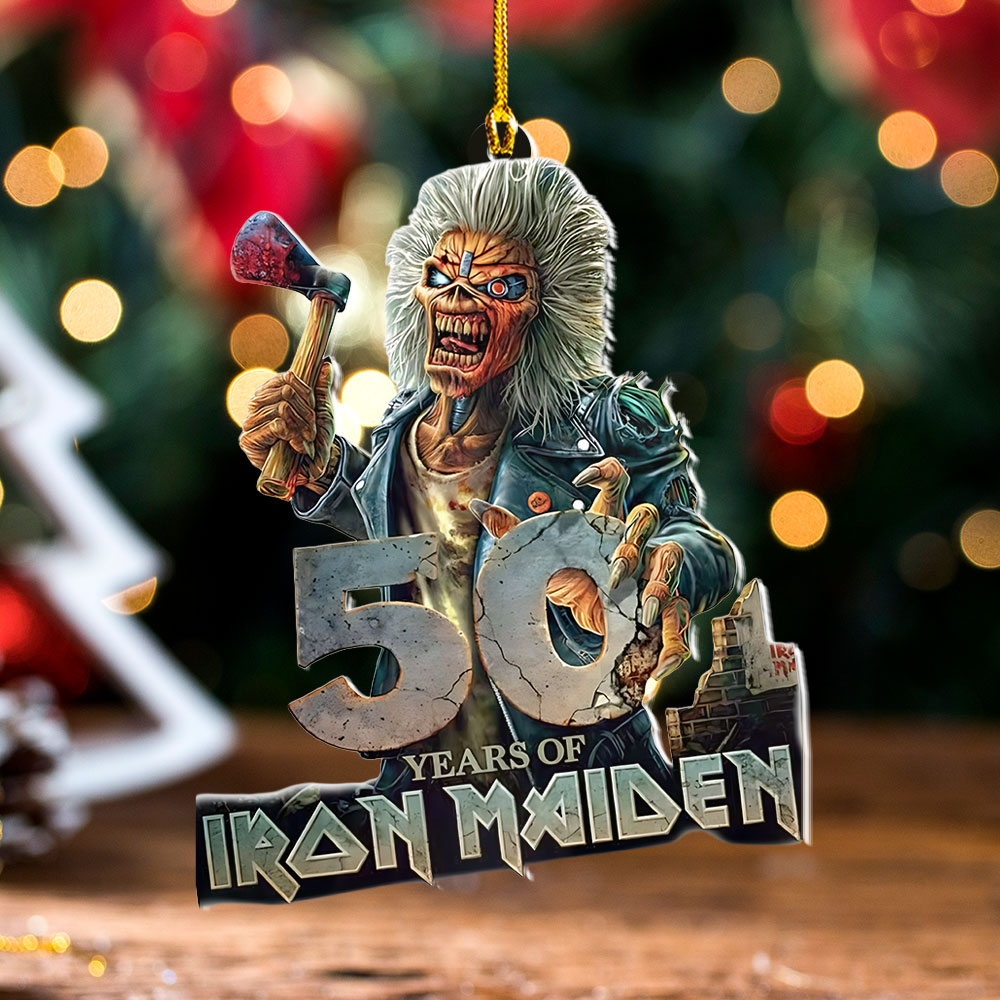 Iron Maiden Custom Shape 2-sided Acrylic Ornament – NGHIAVT5705