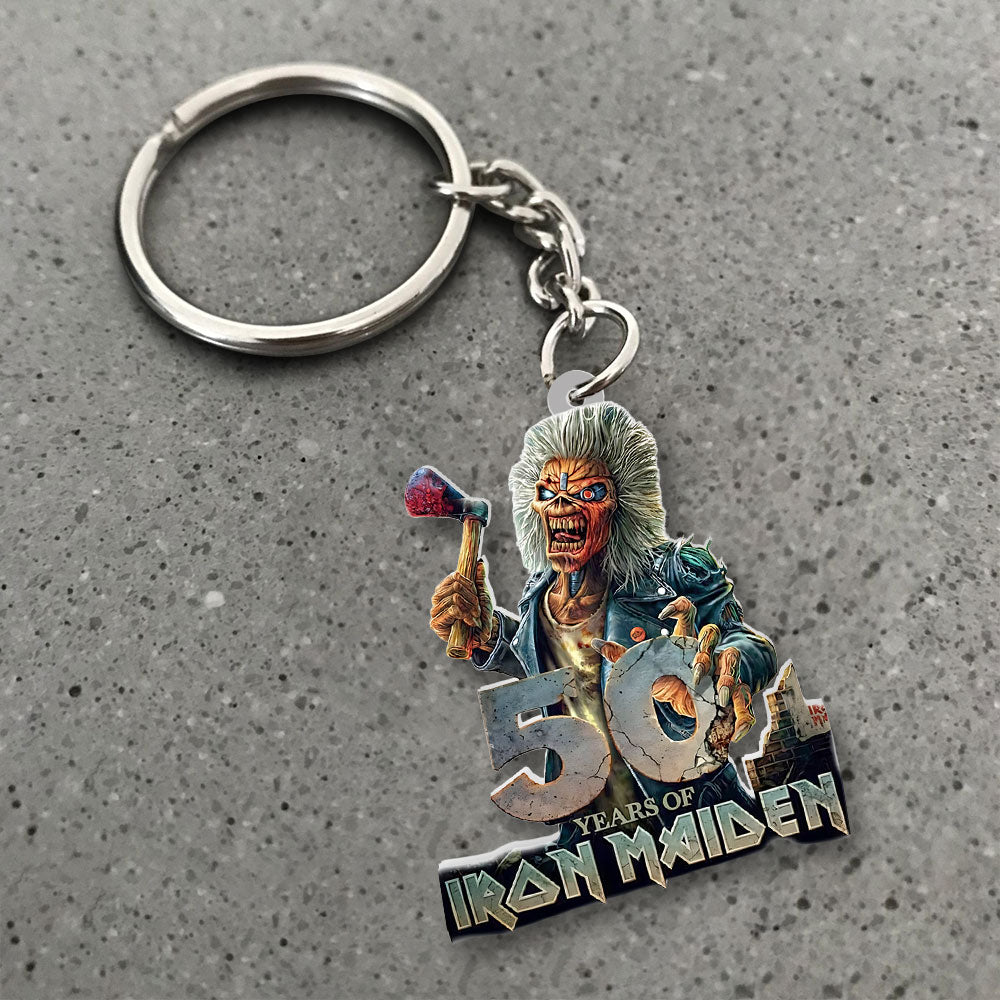 Iron Maiden Custom Shape 2-sided Keychain – NGHIAVT5706