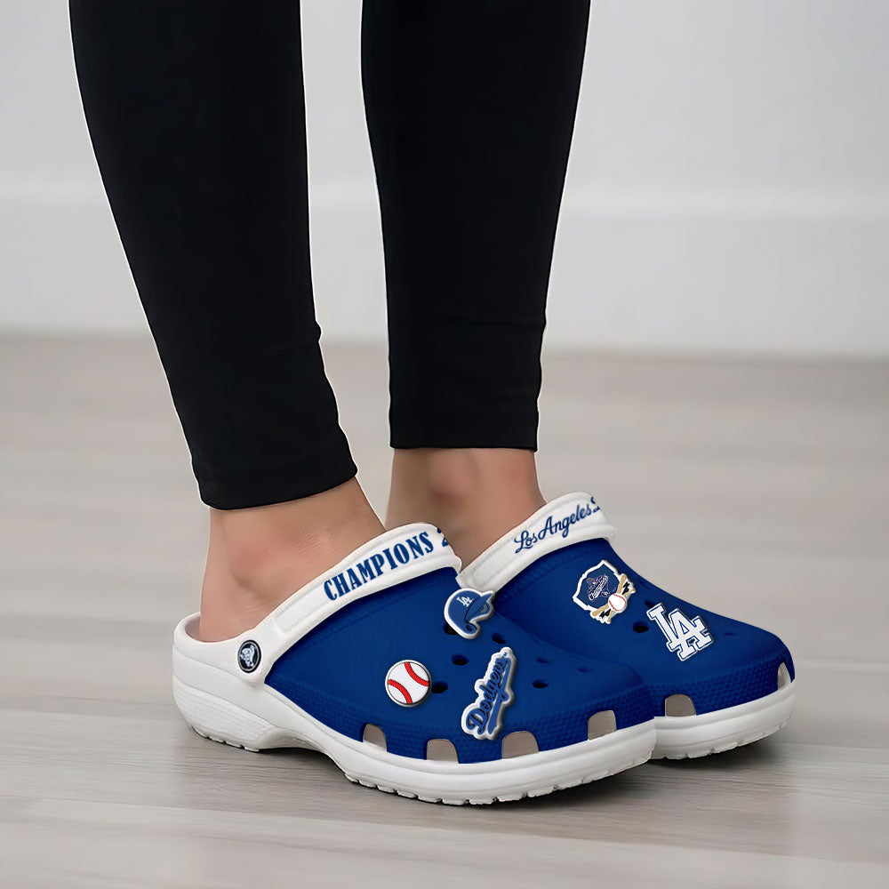Los Angeles Dodgers 2025 Custom Clogs – NGHIAVT5718