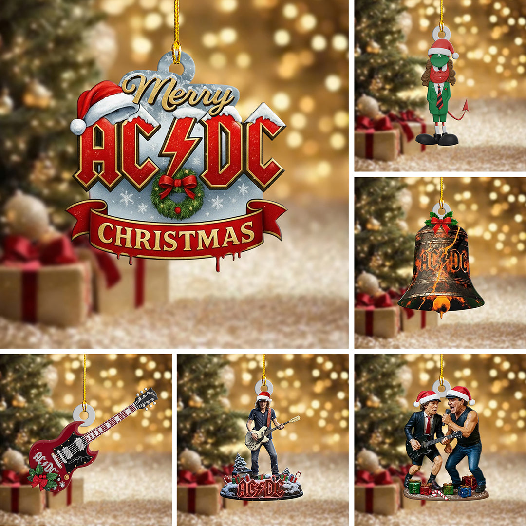 6PCS AC/DC 2025 Custom Shape 2-Side Printed Acrylic Ornament – NGHIAVT5725