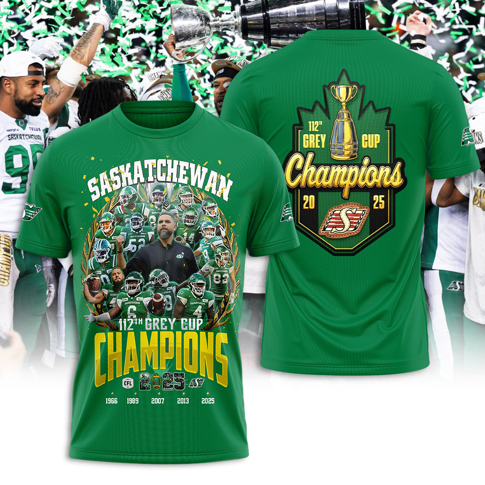 Saskatchewan Roughriders 2025 3D Apparel – NGHIAVT5816
