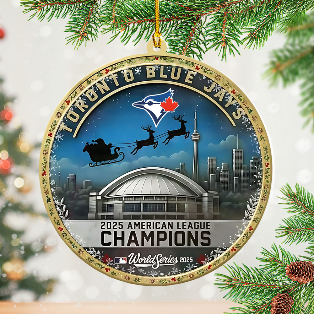 Toronto Blue Jays 2025 Custom Shape 2-sided Acrylic Ornament – NGHIAVT5877