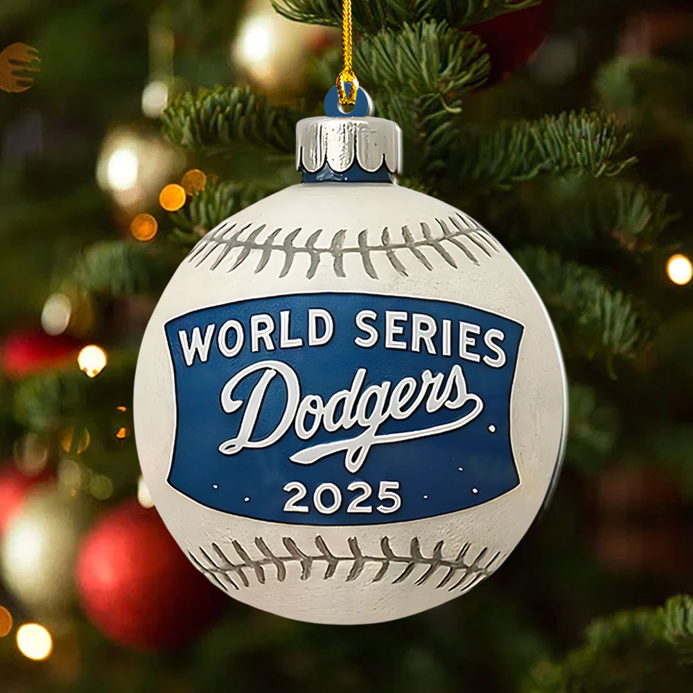 Los Angeles Dodgers 2025 Custom Shape 2-sided Acrylic Ornament – NGHIAVT5880