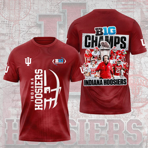 Indiana Hoosiers Football 2025 3D Apparel – NGHIAVT5939