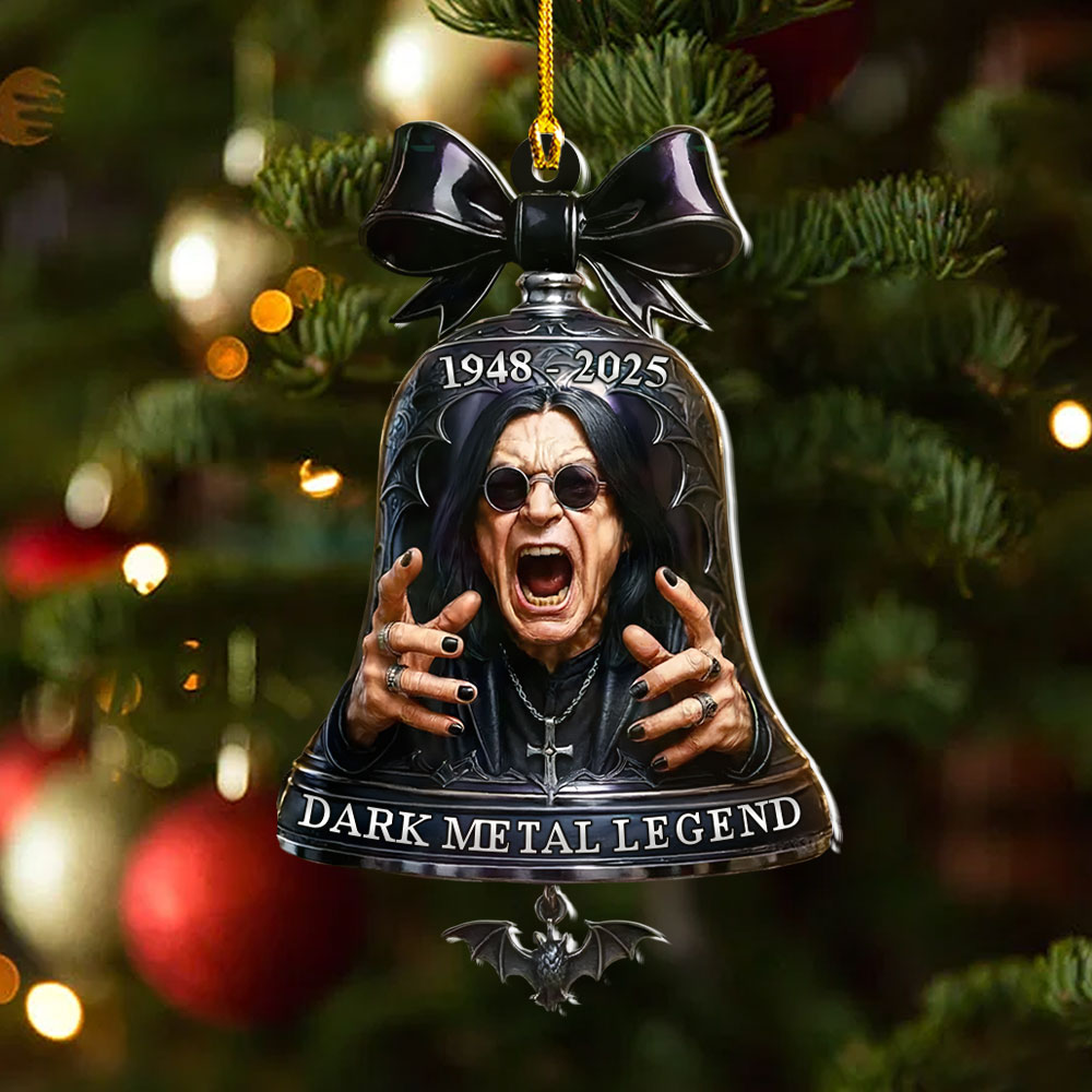 Ozzy Osbourne Custom Shape 2-sided Acrylic Ornament – NGHIAVT5948