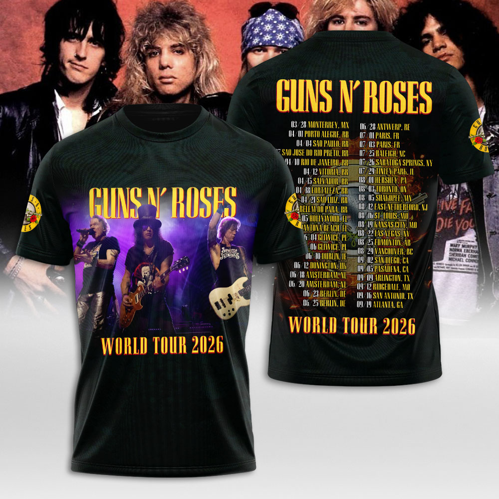 Guns N' Roses 3D Apparel – NGHIAVT5966