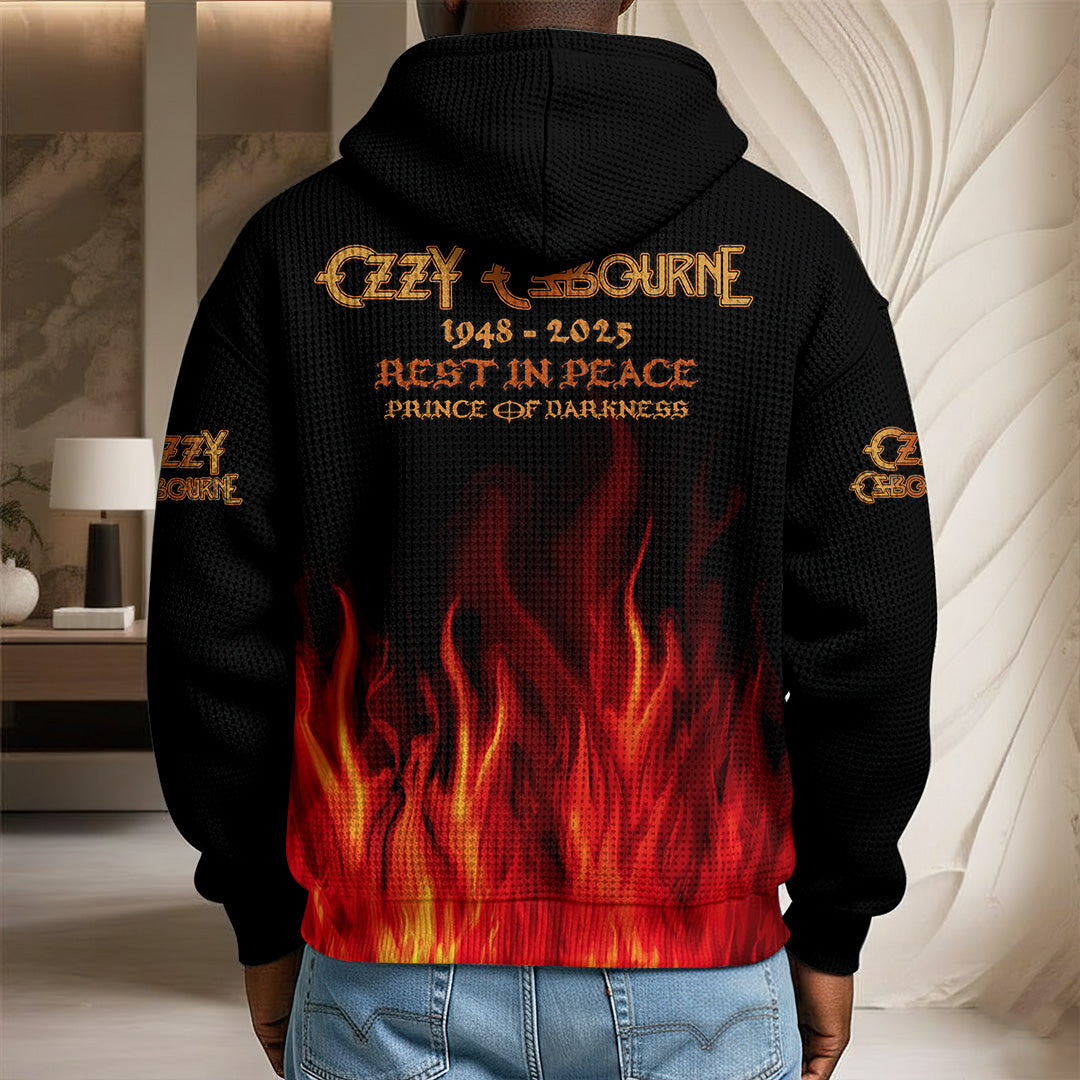 Ozzy Osbourne 3D Unisex Waffle Hoodie – NGHIAVT5998