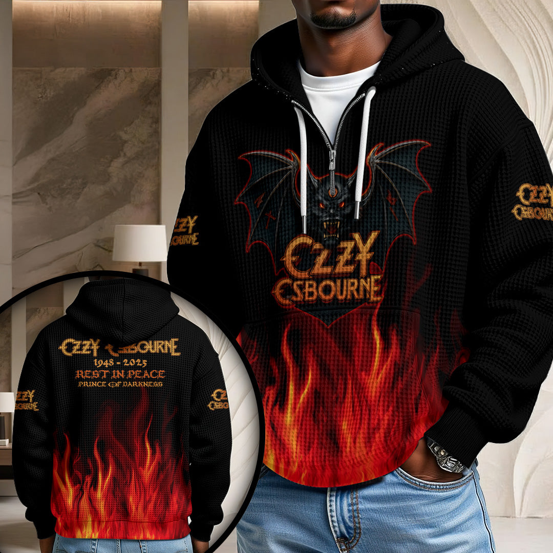Ozzy Osbourne 3D Unisex Waffle Hoodie – NGHIAVT5998