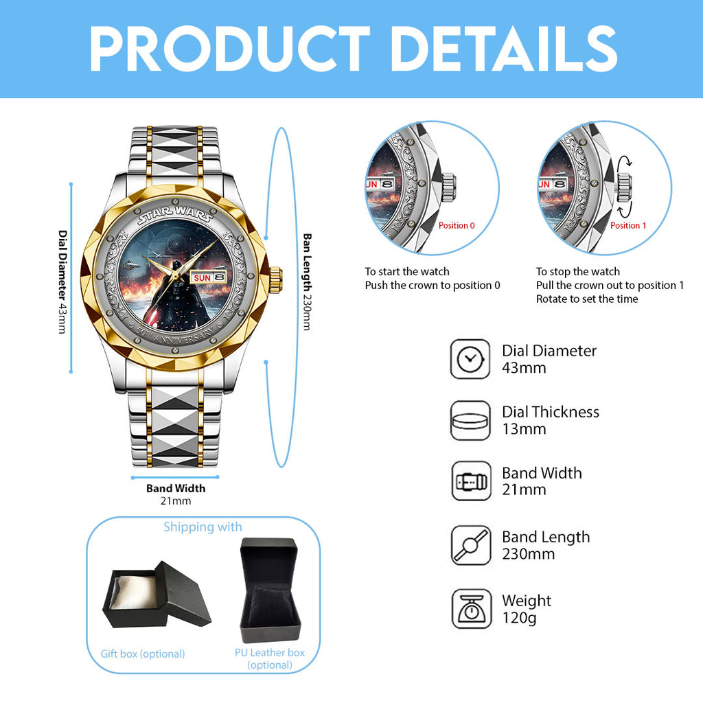 Star Wars Alloy Luxury Quartz Watch – NGHIAVT6064