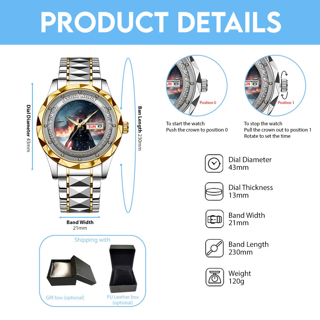Star Wars Alloy Luxury Quartz Watch – NGHIAVT6064