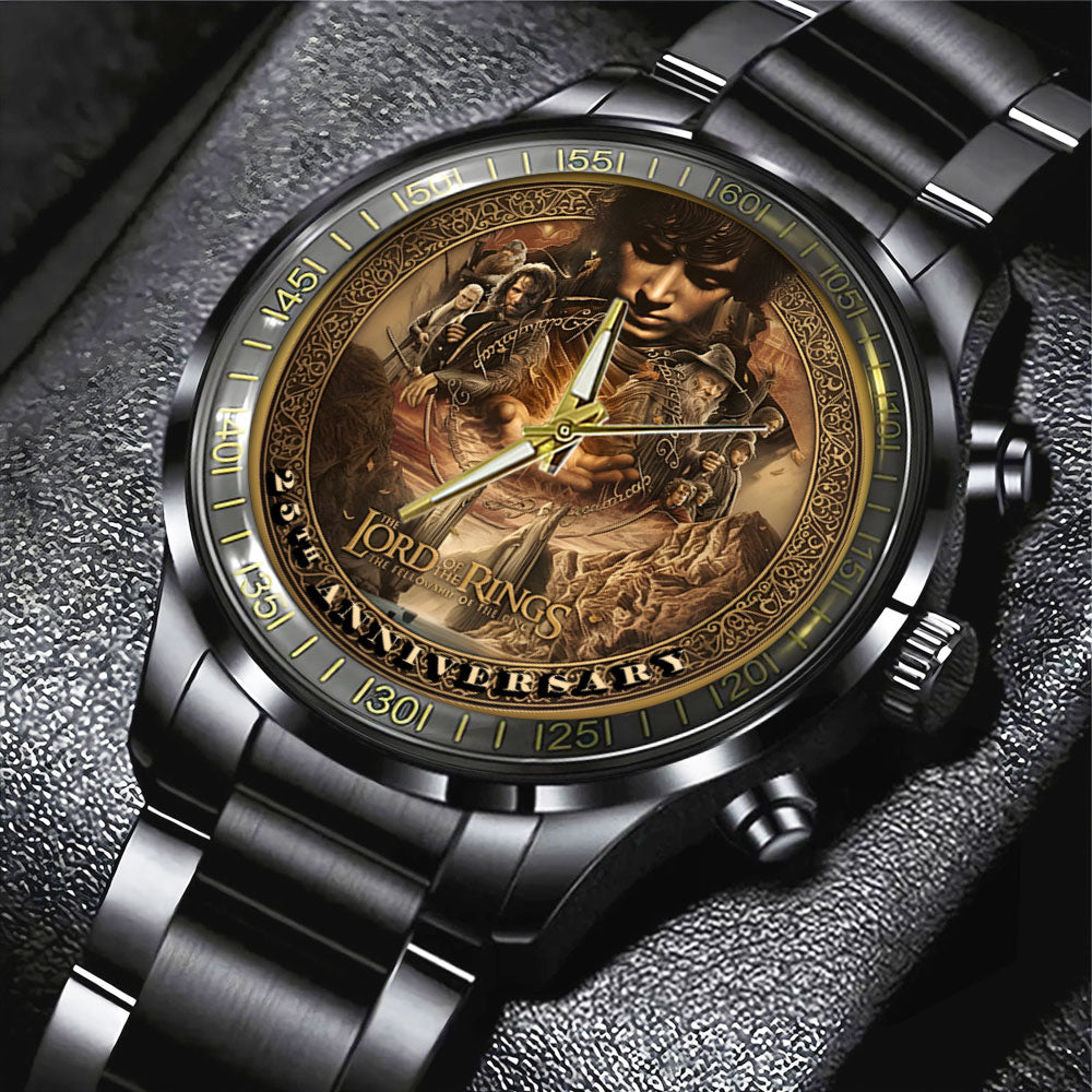 The Lord of the Rings Black Stainless Steel Watch – NGHIAVT6073