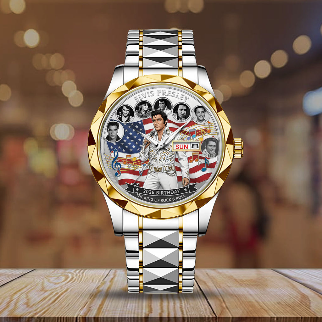 Elvis Presley Alloy Luxury Quartz Watch – NGHIAVT6114