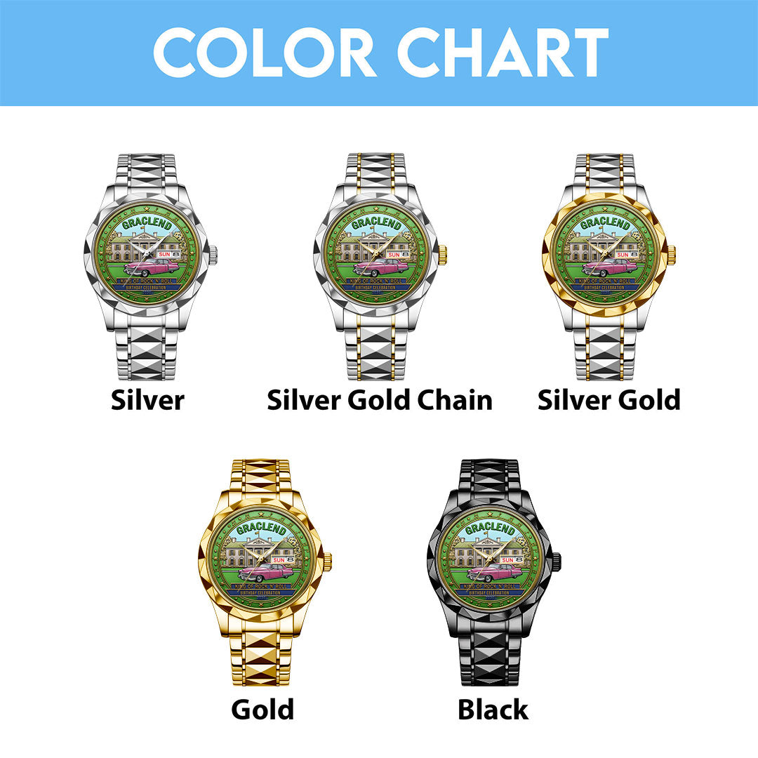 Elvis Presley Alloy Luxury Quartz Watch – NGHIAVT6116