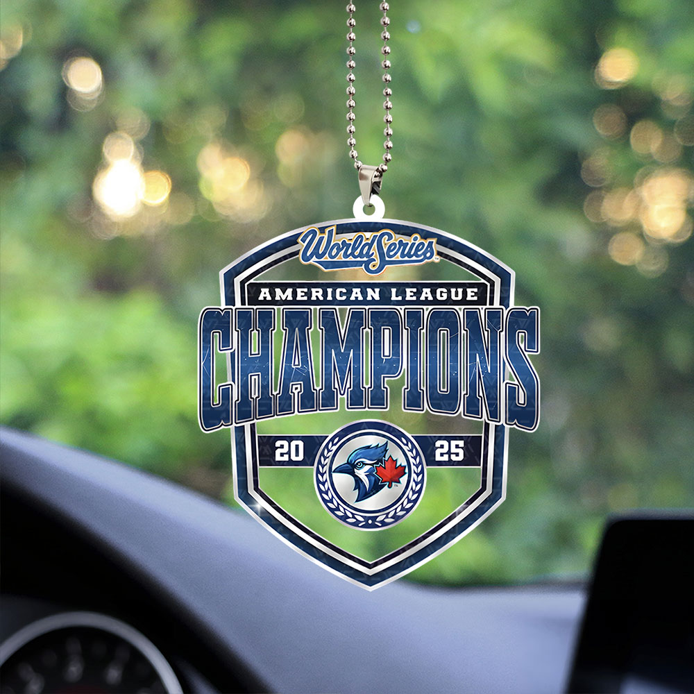 Toronto Blue Jays 2025 Custom shape 1-sided Acrylic Car Ornament – NGHIAVT6131
