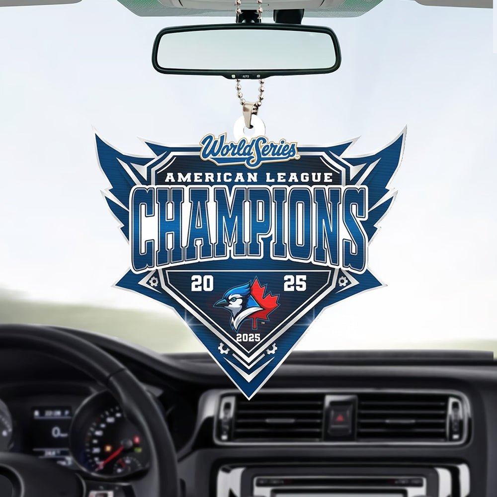 Toronto Blue Jays 2025 Custom shape 2-sided Acrylic Car Ornament – NGHIAVT6133