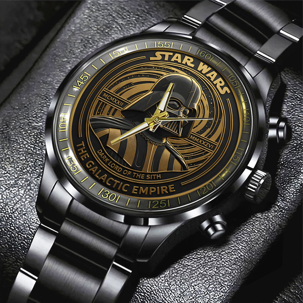 Star Wars Black Stainless Steel Watch – NGHIAVT6154