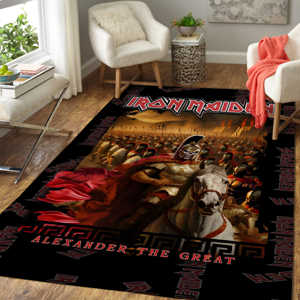 Iron Maiden Rectangular Rug – NGHIAVT6169