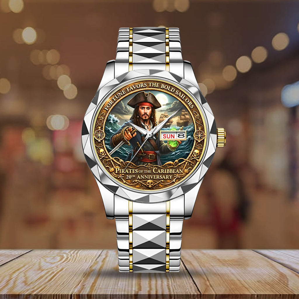 Pirates of the Caribbean: Dead Man's Chest 20th Anniversary Alloy Luxury Quartz Watch – NGHIAVT9290