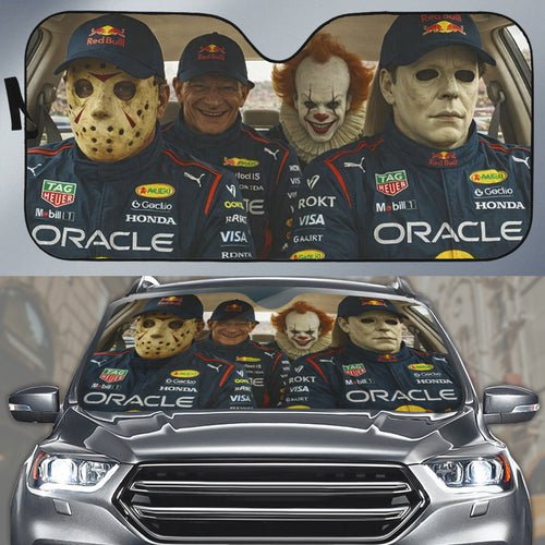 Red Bull Racing x Horror Movies Auto Sun Shade – NGHIAVT9317