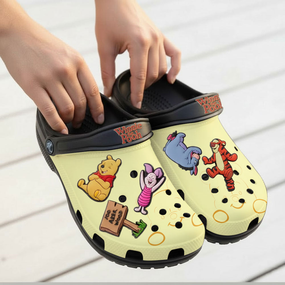 Winnie-the-Pooh 100th Anniversary Custom Clogs – NGHIAVT9346