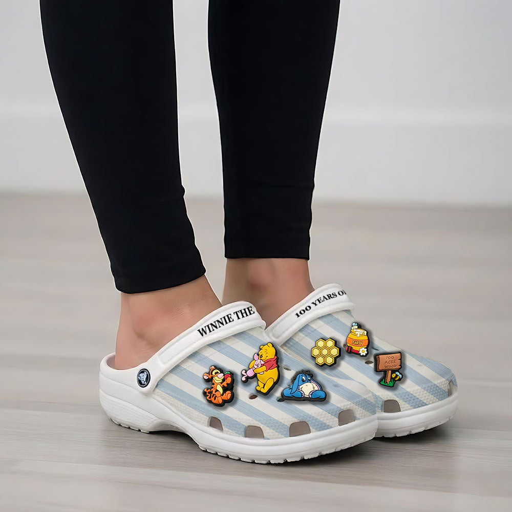 Winnie-the-Pooh 100th Anniversary Custom Clogs – NGHIAVT9348