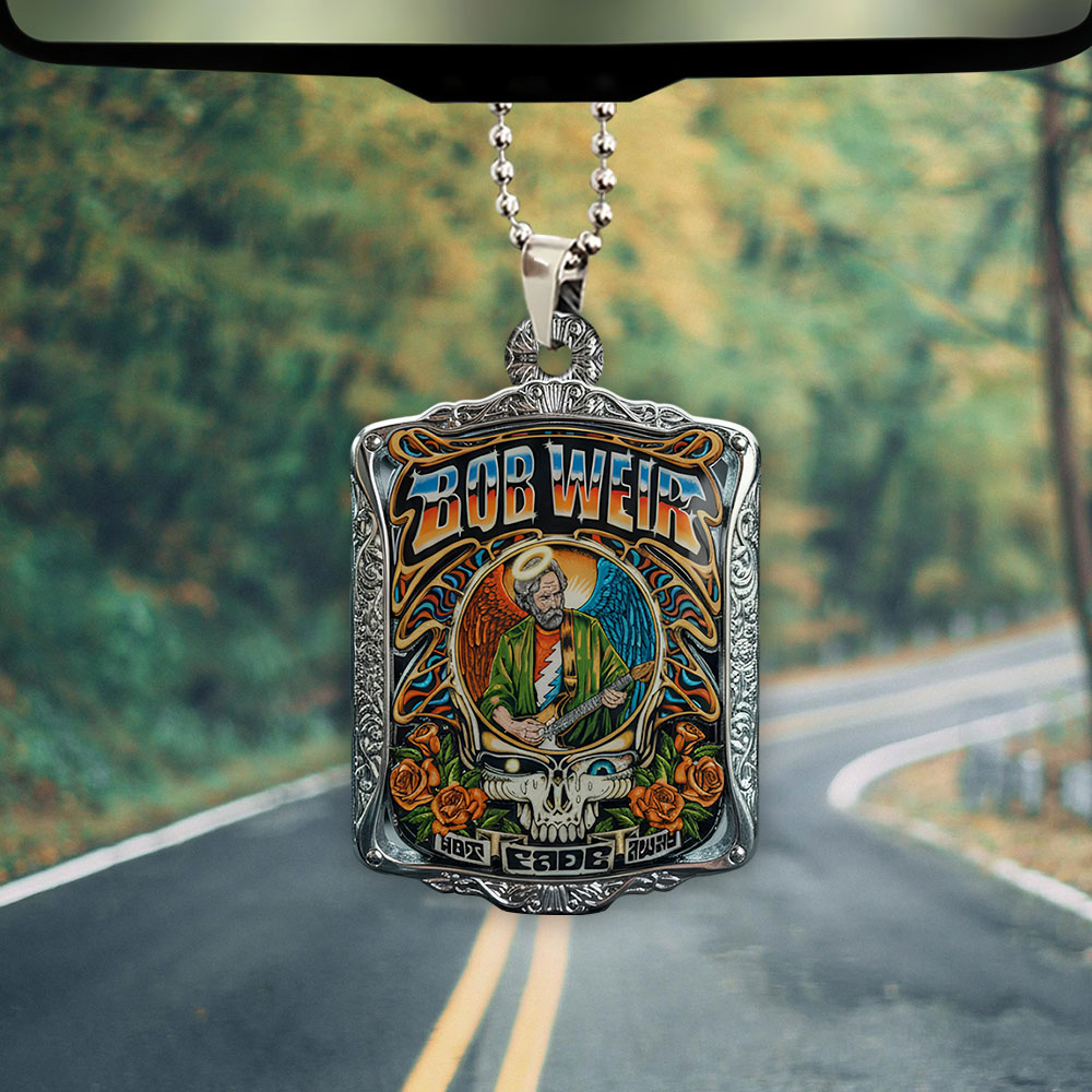 Grateful Dead x Bob Weir Custom shape 2-sided Acrylic Car Ornament – NGHIAVT9366
